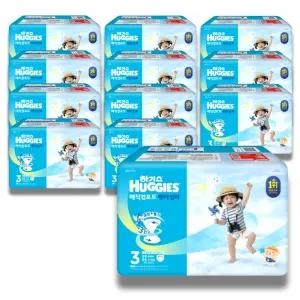 하기스 2026 매직컴포트 썸머 팬티 3단계 (공용) 64매 12팩 (특대용량)