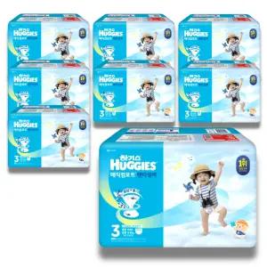 하기스 2026 매직컴포트 썸머 팬티 3단계 (공용) 64매 8팩 (대용량)