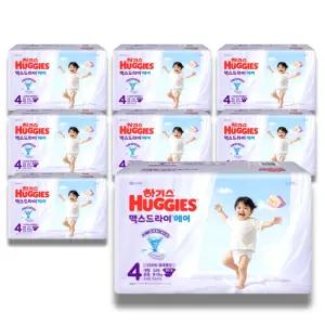 하기스 2026 맥스드라이 에어 밴드 4단계 (공용) 52매 8팩 (특대용량)