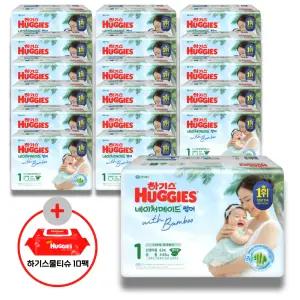 (사은 물티슈) 하기스 2026 네이처메이드 썸머 밴드 1단계 (공용) 62매 18팩 (특대용량)