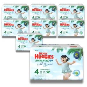 하기스 2026 네이처메이드 썸머 밴드 4단계 (공용) 56매 8팩 (특대용량)