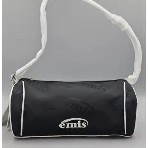 EMIS 이미스가방 로고 자카드 숄더백 블랙 국내매장