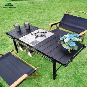 Lohascamping 접이식 IGT 테이블 경량 배낭 롤 다기능 조절 가능 다리 책상 풀세트 데스크탑 버너 바베큐