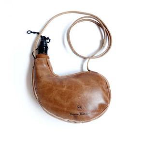 클래식 전통 물병 가죽 캠핑 휴대용 해머톤 1L 브릴로 수제 와인병