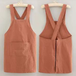 앞치마 주방 요리 주방복 작업 면 가사 가정용 스타일 패션 케이터링 보호 커버