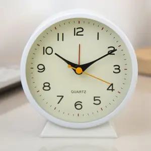 탁상 무소음 시계 야광시계 침실 알람시계 거실 용시계 선물 탁상 책상시계 자명종시계 안방시계 무소음