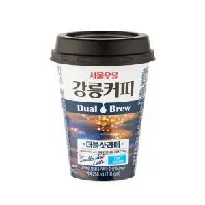 [냉장]서울우유 강릉커피 더블샷 라떼 250mlx10개