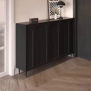 블랙 신발장 심플 슈즈렉 현관 모던 보관함 소형 수납장 원목  화이트 아파트