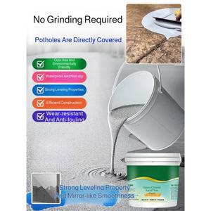 가정용 에폭시 바닥 고광택 모조 대리석 색상 모래 자가 배수 방수 바닥재 시멘트 바닥 특수 바닥 페인트