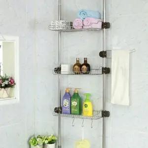 욕조 선반 3단 수납 정리대