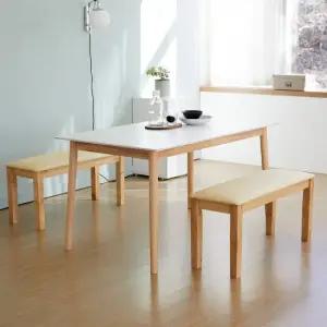 스칸디 캘빈 1600 1800 6인 세라믹 식탁세트 1600 1800 벤치2개형)