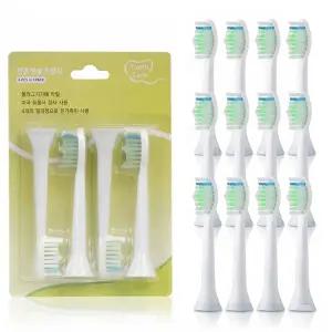 주주미엘 필립스 소닉케어 전동칫솔 호환 옵티멀 화이트 리필모 16개입