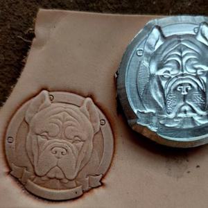 강아지 시리즈 수제 가죽 3D 조각 몰드 엠보싱 스탬프 냉간 프레스 열간 스탬핑 공예 도구 로고