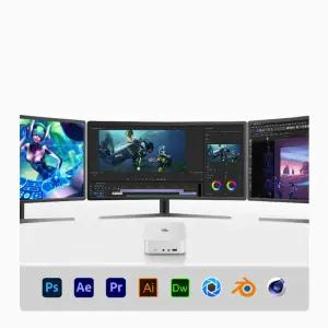 BEELINK SER8 8845HS AMD 미니 포함 베어본 미니PC 비링크 라이젠 최신상