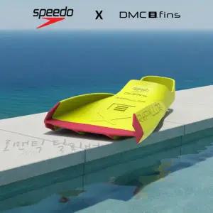 스피도 디엠씨 오리발 리펠로 숏 핀 수영 옐로우 레드 Speedo DMC Repellor107461