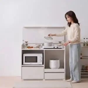 [히트가구] FC100 트랜스폼 올인원 쿡탑렌지대 1000 1color (착불)