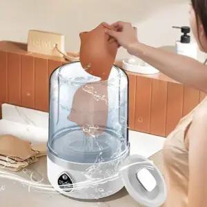 미니 무선 세탁기 휴대용 소형 속옷 양말 일체형 간편한 자취방 여행용 저소음 가전