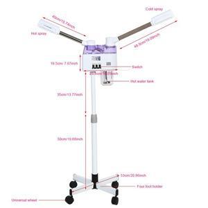 전문가용 온냉 얼굴 스티머 - 나노 기술이 적용된 오존 스파 기기 피부 관리 증기 분사기