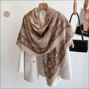 마그네틱스카프 숄 여성 숄스카프 스카프 사각숄 페이즐리 빅사이즈 사각