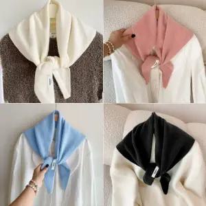 개미물류 삼각니트스카프 겨울 머리 헤어스카프 악세사리 빈티지 두건 반다나 코티지코어 커치프 헤어밴