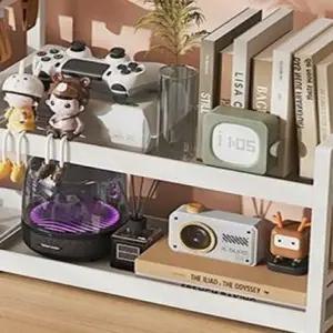 (색상 2단 화이트)선반 다용도 정리대 화장대 주방정리 3단 2단 탁상 다용도 정리 선반