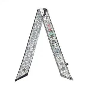 ( )프린 양면 스카프 타이 봄 끈 여름 머플러 실크 미 끈스카프 실크스카프 머플러 여름스카프 봄스카프