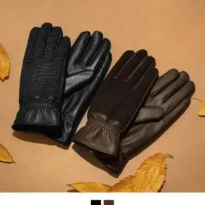 투톤 체크 양가죽 여자 장갑 남자장갑 여자장갑 니트장갑