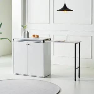 [인터데코]좁은공간 인출식 확장형 수납 식탁 조리대 P0000BNJ (착불)