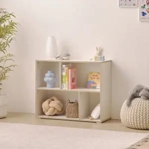 [인터데코]아이방 감성 교구 정리 수납 책장 2단 80cm P0000BRD (착불)