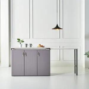 [인터데코]좁은공간 인출식 확장형 수납 식탁 조리대 P0000BNG (착불)