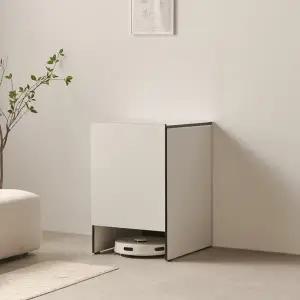 [인터데코]로봇청소기 충전과 수납 다용도 수납장 P0000BTL (착불)