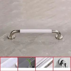 (타입 화이트 50cm)노인 화장실 손잡이 미끄럼 방지 욕실 안전바 50cm 장애인 어르신 변기 보조 화장실안