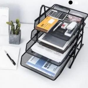 문서 파일 정리함 사무실 4단 슬라이딩 서류 다용도 철제