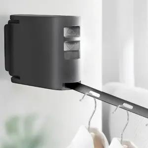 실내용 스마트 와이어 빨랫줄 세탁 걸이 건조대 다용도 빨래걸이 더블 세탁물 정리