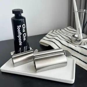 스테인리스 치약짜개 스탠드 욕실 치약디스펜서 대형 용품 클린 스텐 인테리어 욕실 거치대 짜개 짜는도구