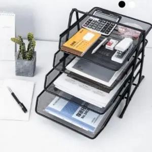 문서 파일 정리함 사무실 4단 슬라이딩 서류 다용도 철제