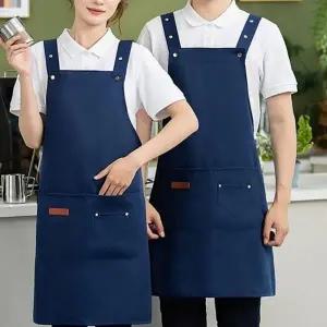 카페 바리스타 앞치마 주방 체험학습 미술 공방 식당 남녀공용 캔버스