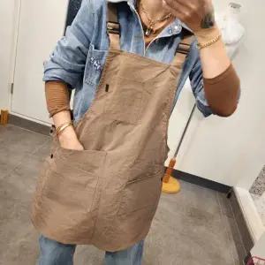 ( )남녀공용 사이즈 조절 멀티 포켓 방수 앞치마