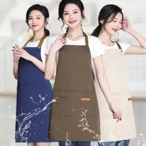 길이조절 방수앞치마 주방 어린이집 포켓 미술 공방 화방 네일샵 미용실