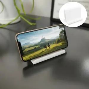 ( )초경량 미니 휴대폰 거치대 주머니 쏙 컴팩트 사이즈 (화이트)