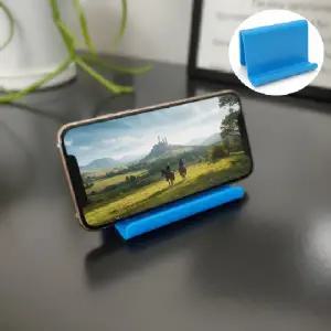 ( )초경량 미니 휴대폰 거치대 주머니 쏙 컴팩트 사이즈 (블루)