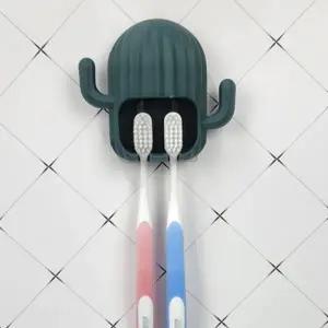 ( )무타공 칫솔 걸이 욕실 칫솔 홀더 거치대 진그린