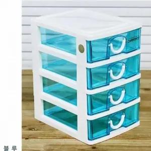 수납상자 서랍함 4단 사무실정리함 다용도