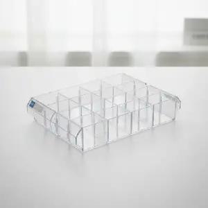 투명 칸막이 데스크 정리함 다용도 서랍형 수납 박스 소품 보관함