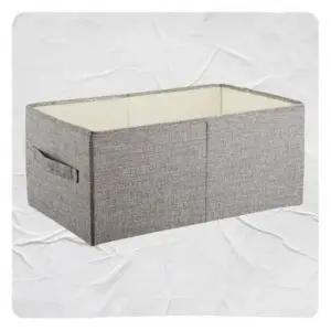 ( )패브릭 소품 보관함 페브릭 책 다용도 정리