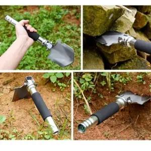 (초간단 부싯돌 뉴 다기능 초경량 야전삽 미니삽)초경량 뉴 미니삽 야전삽 다기능 초경량삽 다용도삽 군용