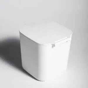 (색상 화이트)신상꿀템 다용도 미니 소품 정리함 면봉 치실 수납함 화장솜 보관함 미니휴지통