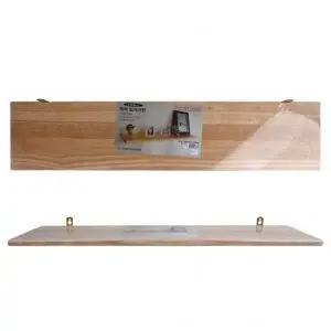 ( )디디샵 간편설치 인테리어 원목 일자 선반 700mm 대 (113675)