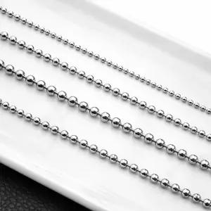 써지컬스틸 군번줄 볼체인 목걸이 2mm