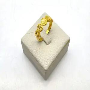 24K 순금 1돈 조각 컷팅 포인트 반지